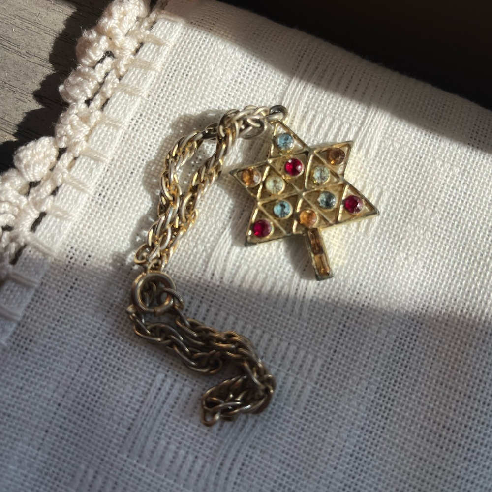 Vintage Canadian Centennial Rhinstone Bracelet
